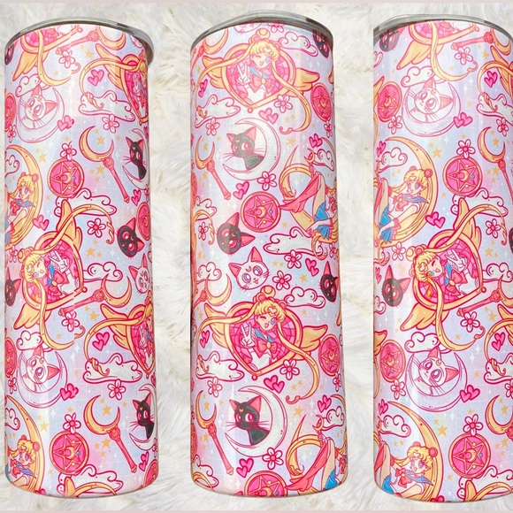Sailor Moon Holographic 20 oz Tumbler - Picture 1 of 3